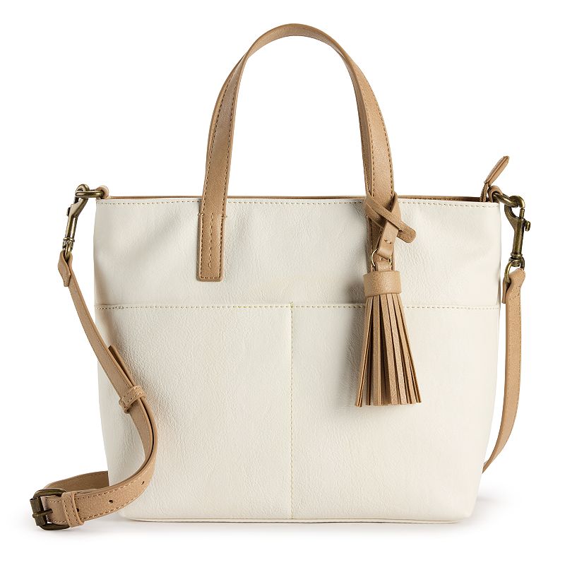 Sonoma Goods For Life® Mini Pocket Tote Bag, Brown Elmore