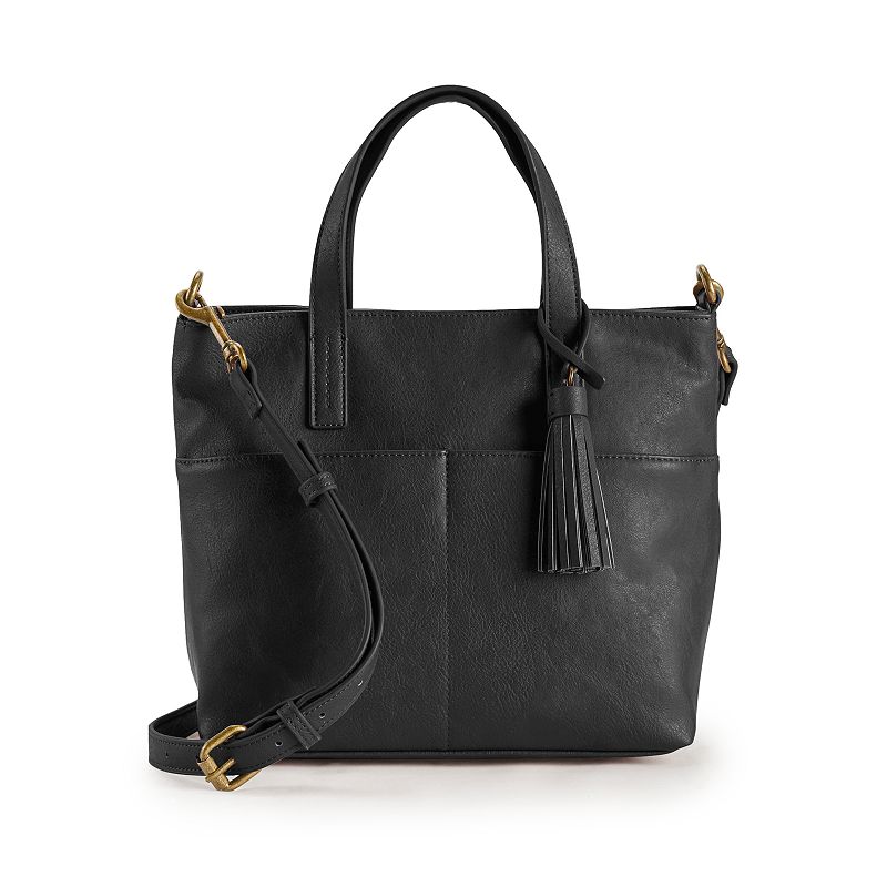 Sonoma Goods For Life® Mini Pocket Tote Bag, Black
