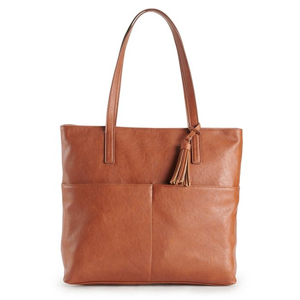 Melrose and market cheap vivian leather tote bag