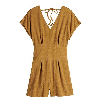 Women's Nine West V-Neck Knit Romper