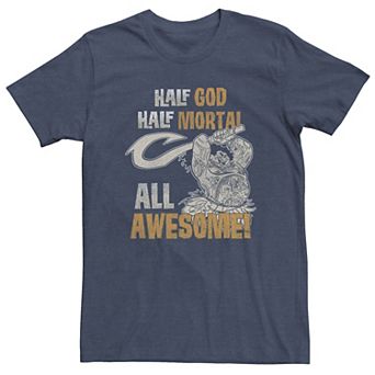Big & Tall Disney Moana Maui Half God Half Mortal All Awesome Tee