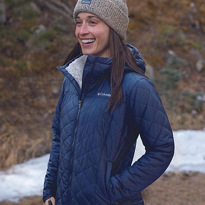 Women s Columbia Copper Crest Quilted Long Jacket