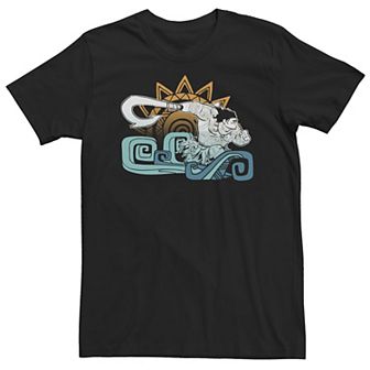 Big & Tall Disney Moana Maui Collage Portrait Tee