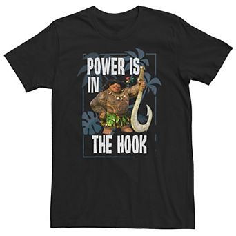 Big & Tall Disney Moana Maui Power Is In The Hook Portrait Tee