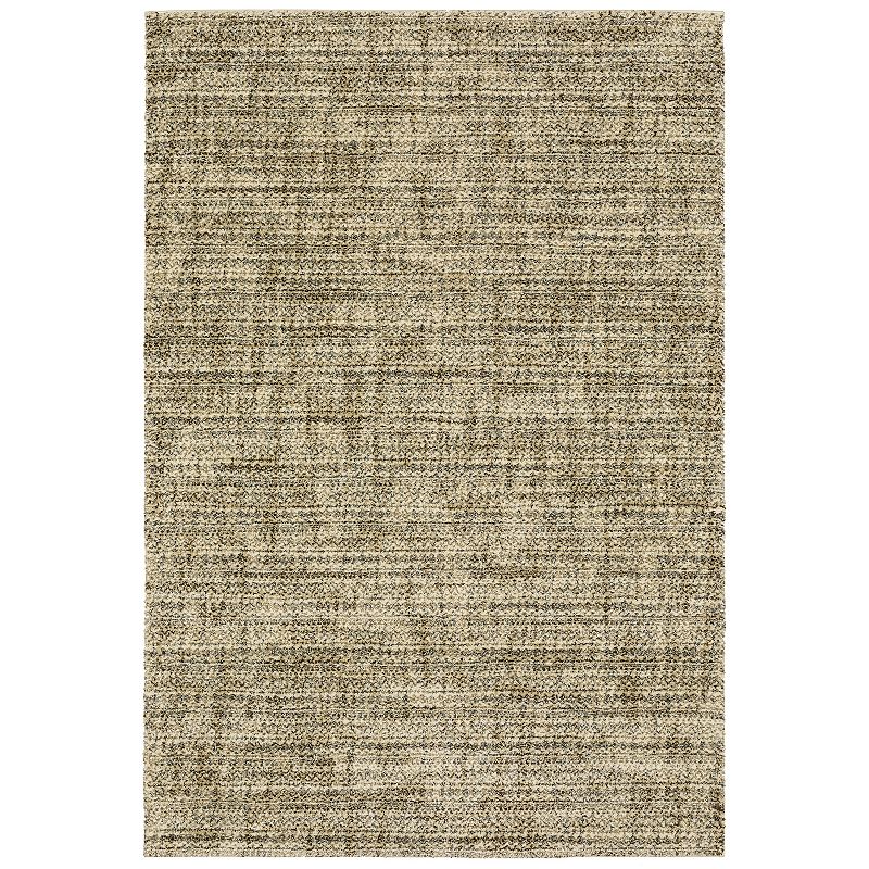 StyleHaven Alden Textured Abstract Area Rug, Beig/Green, 8X11 Ft