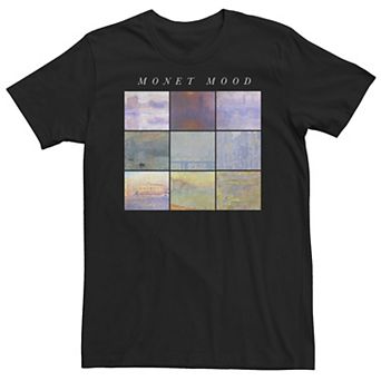 Big & Tall Trendy Collage Monet Mood Board Tee