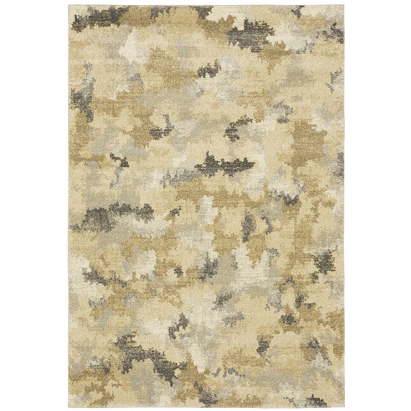 StyleHaven Alden Mottled Abstract Area Rug, Yellow, 8X11 Ft