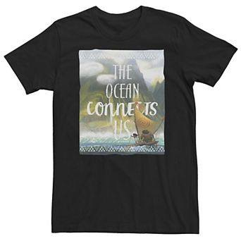 Big & Tall Disney Moana The Ocean Connects Us Tribal Tee