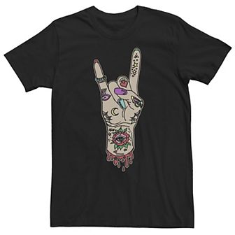Big & Tall Fifth Sun Tattooed Rocker Hand Tee