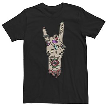 Big & Tall Fifth Sun Tattooed Rocker Hand Tee