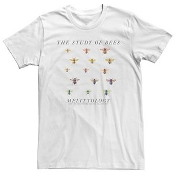 Big & Tall Earth Day Melittology The Study Of Bees Tee