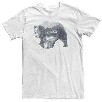 Big & Tall Bear Landscape Fill Tee