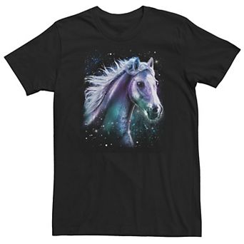 Big & Tall Sparkling Horse Portrait Tee