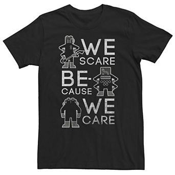 Big & Tall Disney / Pixar Monsters Inc CDA Troops We Scare We Car Tee