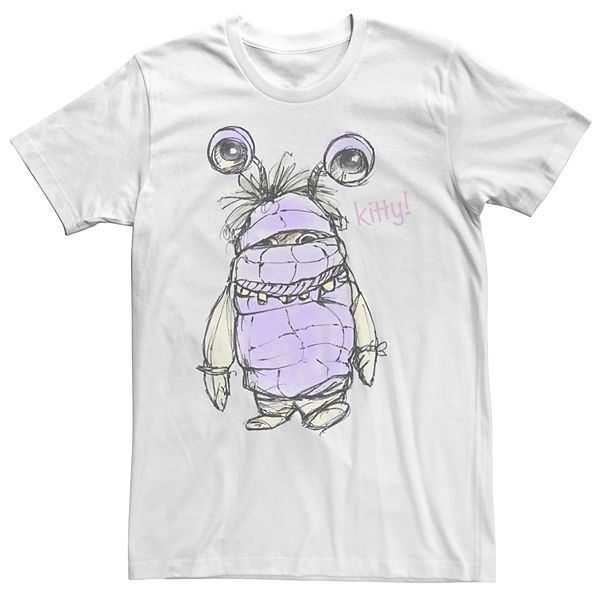 Big & Tall Disney / Pixar Monsters Inc Boo Penciled KITTY Tee