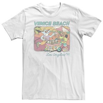 Big & Tall Venice Beach Retro Cartoon Portrait Tee