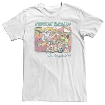 Big & Tall Venice Beach Retro Cartoon Portrait Tee