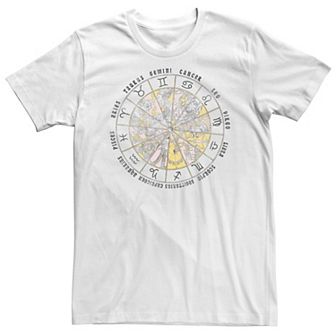 Big & Tall Drawn Astrology Circle Horoscope Tee