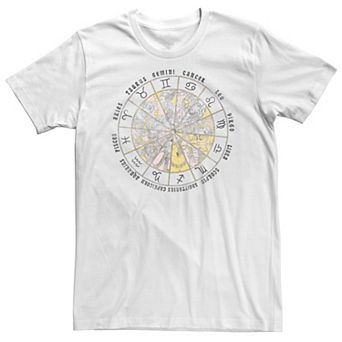 Big & Tall Drawn Astrology Circle Horoscope Tee