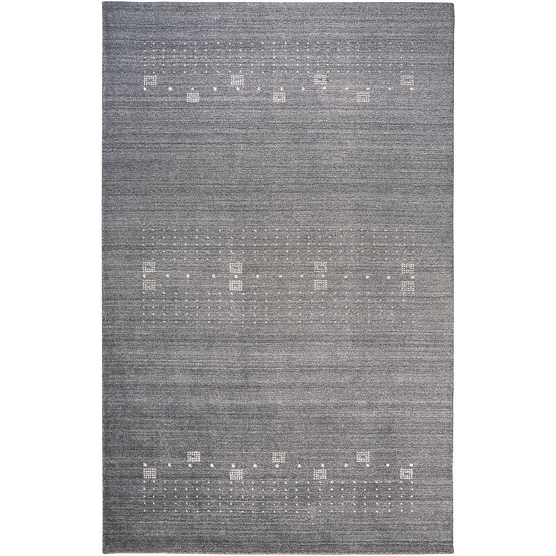 Weave & Wander Yurie Contemporary Gebbah Rug, Grey, 3.5X5.5 Ft