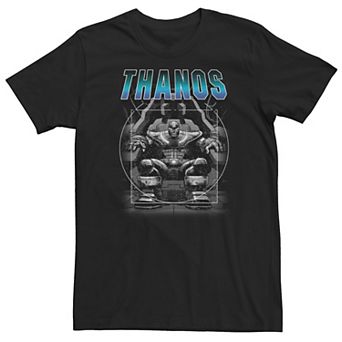 Big & Tall Marvel Thanos On The Throne Comic Tee