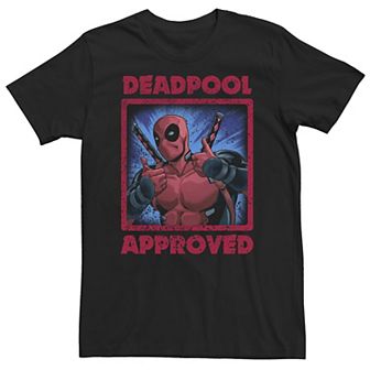 Big & Tall Marvel Deadpool Two Thumbs Up Approved Tee