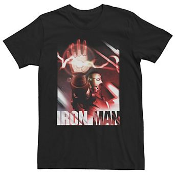 Big & Tall Marvel Avengers Iron Man Reach Portrait Tee