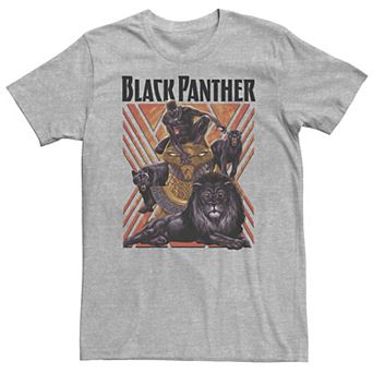 Big & Tall Marvel Avengers Black Panther Portrait Tee