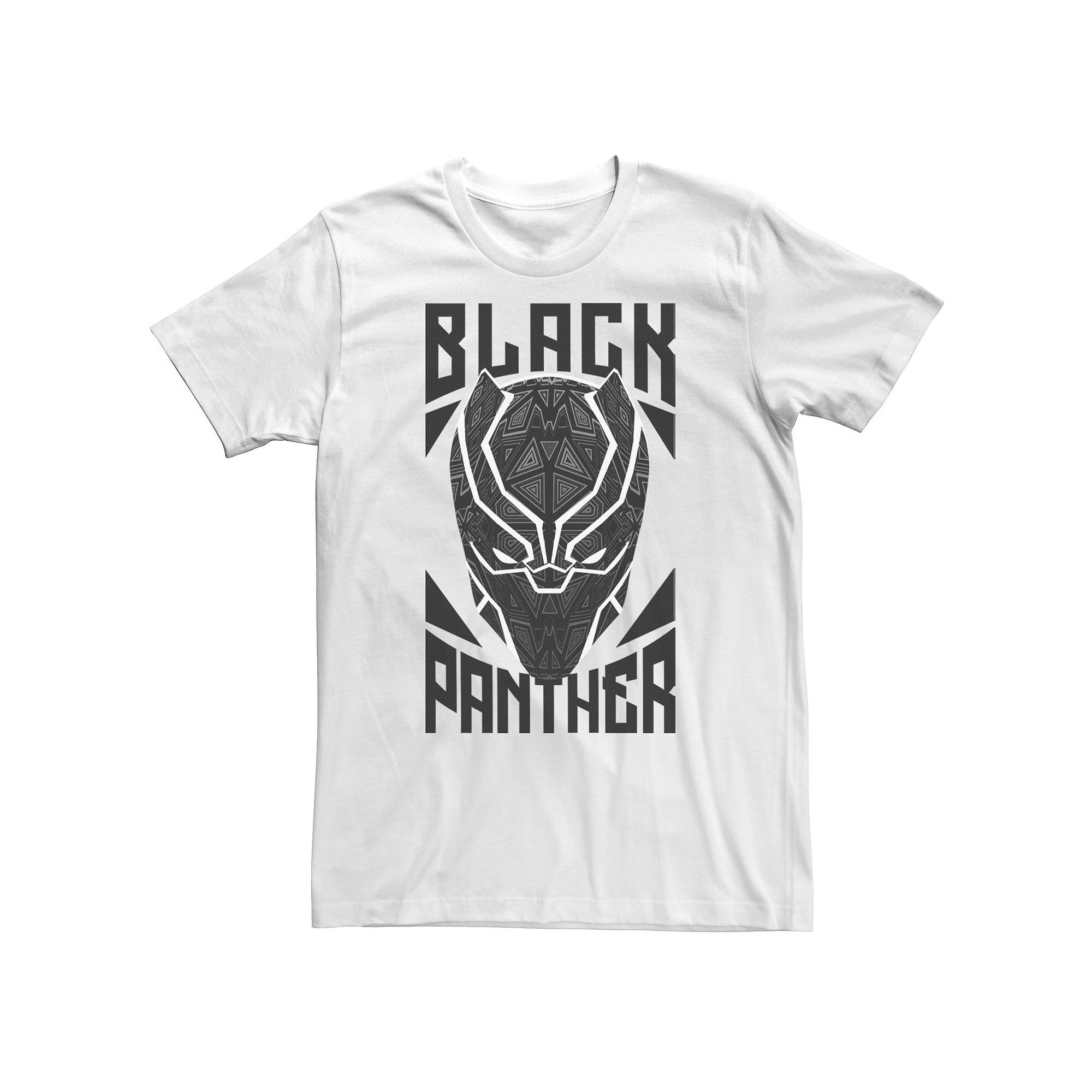 Big & Tall Marvel Avengers Black Panther Geometric Helmet Tee, Mens, Size:
