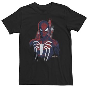 Big & Tall Marvel's Spider-Man Game Paint Portrait Tee