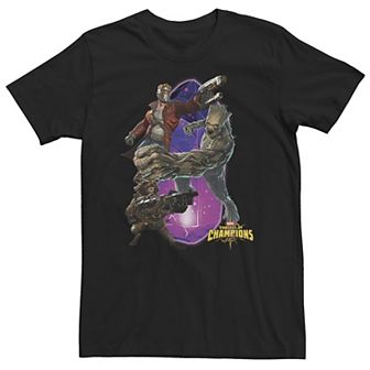 Big & Tall Marvel Contest of Champions Guardians Stone Tee