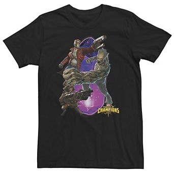 Big & Tall Marvel Contest of Champions Guardians Stone Tee