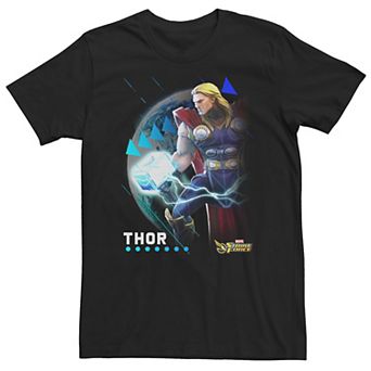 Big & Tall Marvel Strike Force Mighty Thor's Thunder Tee