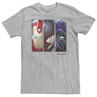 Big & Tall Marvel Puzzle Quest Close-Up Heroes Trio Tee