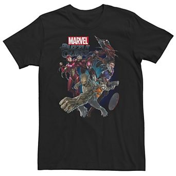 Big & Tall Marvel Puzzle Quest Ready For Action Tee