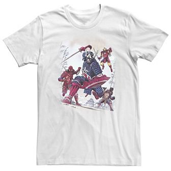 Big & Tall Marvel Avengers Assemble Samurai Warriors Tee