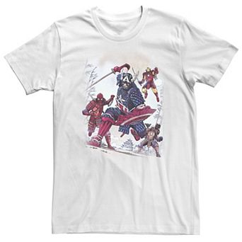 Big & Tall Marvel Avengers Assemble Samurai Warriors Tee