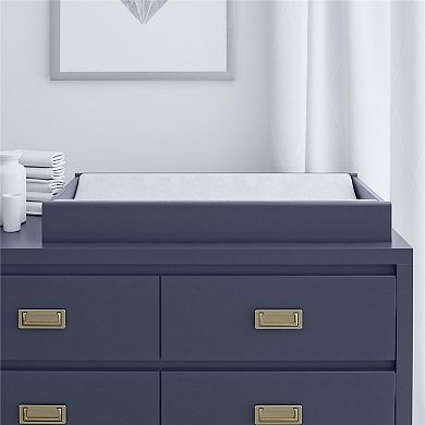 Little Seeds Monarch Hill Haven Navy Changing Table Topper