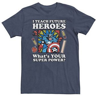 Big & Tall Marvel Captain America Classic Future Heroes Tee