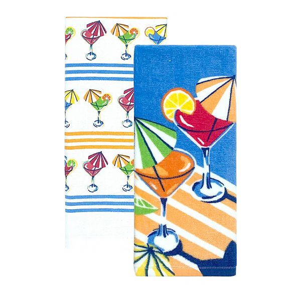 Celebrate Together™ Summer Summer Martini Kitchen Towel 2pk.