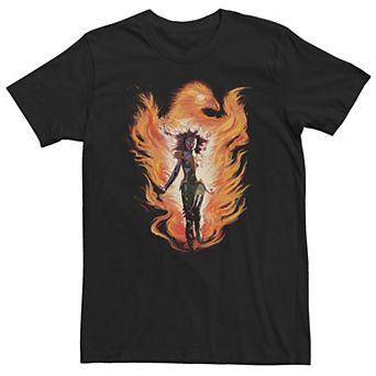 Big & Tall Marvel X-Men Rise Of The Dark Phoenix Flames Tee