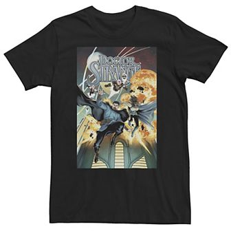 Big & Tall Marvel Doctor Strange Jump Comic Cover Tee