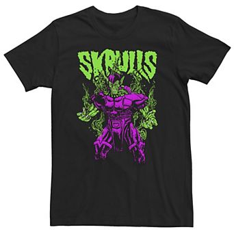 Big & Tall Marvel Skrull Transform Retro Comic Tee