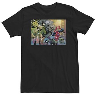 Big & Tall Marvel Amazing Spider-Man Character Collage Portrait Tee