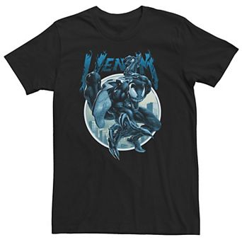 Big & Tall Marvel Venom Deep Blue Circle Logo Tee