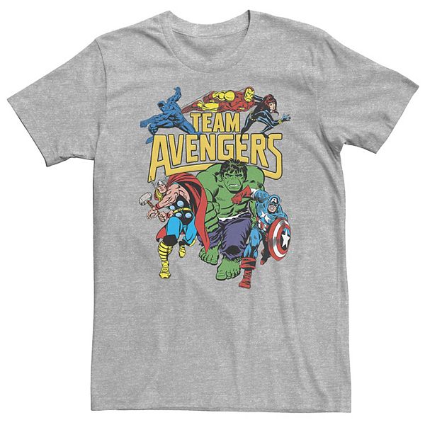 Big & Tall Marvel Avengers Classic Group Assemble Tee