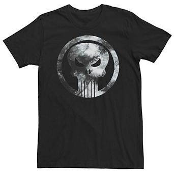 Big & Tall Marvel The Punisher Tie Dye Logo Tee