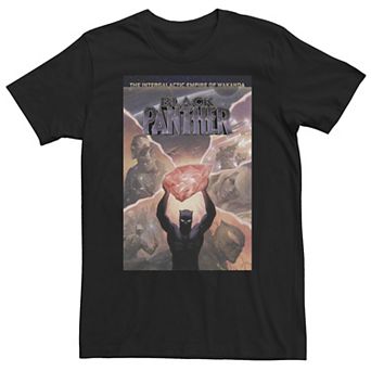Big & Tall Marvel Black Panther Maroons Strike Comic Cover Tee