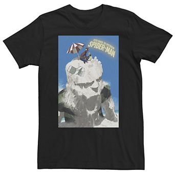 Big & Tall Marvel Spider-Man Sand Comic Cover Tee