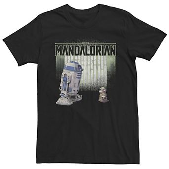 Big & Tall Star Wars: The Mandalorian R2-D2 & Grogu Face To Face Tee